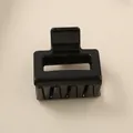 Eleganter 5 cm glänzender schwarzer quadratischer Haargreifer für Damenfrisuren - #41 Glänzend Schwarz - 5 Cm / Lose (Ohne Verpackung)