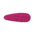 Handmade fuchsia pink knitted yarn teardrop BB snap hair clip for girls in candy color - Fuschia