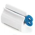 Manueller Zahnpastapresser Spender Halter Badezimmer Zubehör Set in Blau und Weiß - Einzelpackung (OPP-Beutel) / Blau