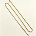 Collar de cadena veneciana de acero inoxidable dorado para hombre estilo hip-hop - Oro 20 Mm/60 Cm