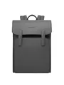 Mark Ryden grauer minimalistischer Herren-Rucksack, großer Laptop-Rucksack in Matt-Optik - Graphit