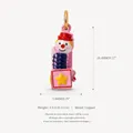 Niedlicher Emaille Schachtelteufel Clown Anhänger aus Kupfer für DIY Schmuckherstellung - 11 Springender Mann