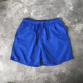 Bañador corto azul real de secado rápido con cintura elástica y cordón para hombre - M / Bottoms / Azul