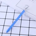 Elegante bolígrafo de metal azul con un gran diamante de cristal brillante en la parte superior - Azul(10) / Punta de Bala de 1,0 mm