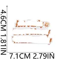 Vista macro detallada de un parche bordado religioso con medidas de 7,1 cm x 4,6 cm - Estilo de Rayo de Sol Rectangular (C3RW-1-07)