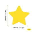 Détails des dimensions de l'étoile en papier jaune pour décorations d'école - Étoile / 100 Pièces/Paquet (10x10cm) / Jaune
