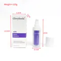 GlorySmile v34 colour corrector purple toothpaste with detailed dimensions and weight info - Colour Correcting Essence (Double Layer Box-Cross-border)