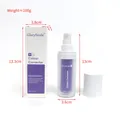 GlorySmile V34 purple teeth color corrector serum in 30ml pump bottle with packaging - Colour Correcting Essence (Single Layer Box-Cross-border)