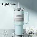 40oz roestvrijstalen vacuüm geïsoleerde beker met handvat lichtblauw - 1200ml Verpakking / Lichtblauw