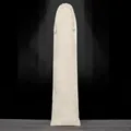 Langer Geschenksack aus Naturbaumwolle mit Kordelzug für Schmuck und Zubehörartikel - Kordelzugbeutel / 16*70cm / Naturfarben