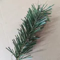 Realistic artificial PVC pine needle branch for Christmas DIY crafts and festive home decor - Soft Pine Needle Width 6cm x Height 13cm