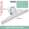 30cm large stainless steel flat head clip for stationery and drawing boards - Flat Head Clip / 30cm