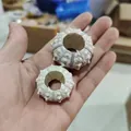 Two natural sea urchin shells in different sizes for air plant planters decor. - Alfonso Sea Urchin (3-4cm)