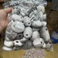 Natural assorted sea urchin shells for air plant pots in bulk plastic bag packaging - Black Gray Sea Urchin (6-8cm)