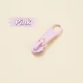 Rosafarbener Nylon-Reißverschlussschieber Ersatzkopf für Spiralreißverschlüsse - Passender Longboard-kopf Für Nr. 3 [pink]