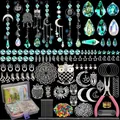 Πλήρες σετ DIY για κρυστάλλινα διακοσμητικά με χάντρες και εργαλεία χειροτεχνίας. - Σετ Κουκουβάγια / Πακέτο 420 Τεμαχίων / Αντίκα ασημί