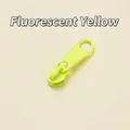 Ersatz neon gelber Nylon-Reißverschlussschieber für Reißverschluss Größe 3 oder 5 - Passende Lange Plattenspitze Nr. 3 [fluoreszierendes Gelb]