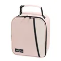 Roze geïsoleerde lunchtas met waterdichte aluminium voering voor kantoor en studenten - Verticaal handmodel / Roze