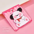 Simpatici foglietti adesivi a forma di cane fragola per cancelleria scolastica 8x9cm - Serie di Cani dei Cartoni Animati (A2133) / 30 Fogli/Blocco / Cane Fragola