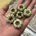 Set of natural green sea urchin shells for Mediterranean air plant holders and home crafts - Green Cidaroid Urchin (3cm)