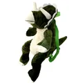 Zaino in peluche a forma di triceratopo verde per bambini con tessuto morbido - Triceratopo Verde