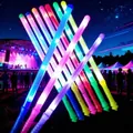 Vibrant 48cm colorful LED glow sticks for music festivals and concert event support - 1 Piece / Rainbow