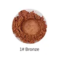 Pigmento en polvo de mica perlada bronce brillante para manualidades de resina y slime - Polvo de perla #1 Bronce