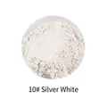 High-quality pearlescent mica powder in 10# silver white shade for DIY resin crafts - Pearl Powder #10 Silver White