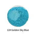 Professional grade 12# Golden Blue mermaid pearl mica powder for resin and slime DIY crafts - Pearl Powder #12 Gold Blue