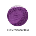 Permanent blue #13 pearlescent mica powder with purple shimmer for DIY resin slime craft - Pearl Powder #13 Permanent Blue