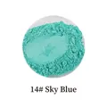 High-quality 14# Sky Blue pearlescent mica powder for DIY resin crafts and slime projects - Pearl Powder #15 Gold Green