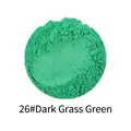 Deep grass green pearl mica powder pigment for DIY resin and slime projects - Pearl Powder #26 Deep Grass Green