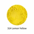 Fine lemon yellow mica pearl powder for resin and slime DIY crafts, color number 31 - Pearl Powder #31 Lemon Yellow
