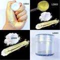 LD003 Mermaid pearlescent powder with gold chameleon effect for resin slime DIY crafts - Aurora Powder LD003 Aurora Magic Gold