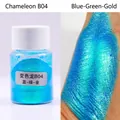 B04 Chameleon pearlescent mica powder with blue-green-gold color shifting effect - Chameleon Powder B04 Blue-Green-Gold