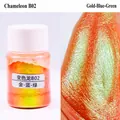 B02 Chameleon aurora powder pigment with gold blue green color shift for resin art - Chameleon Powder B02 Gold-Blue-Green