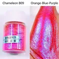B09 Chameleon pearl powder iridescent pigment with orange-red to blue-purple color shift - Chameleon Powder B09 Orange Red-Blue-Purple