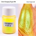 Professional chameleon pigment powder B06 with yellow-purple-gold polarized effect for resin - Chameleon Powder B06 Yellow-Purple-Gold