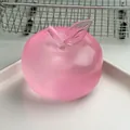 Pink apple-shaped translucent Vaseline coconut oil handmade soap squishy toy - Vaseline Apple / Pink