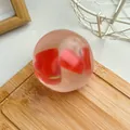 Clear watermelon-themed handmade squishy soap ball for stress relief and venting - Watermelon Vaseline Ball / 6cm / Pink