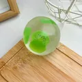 Translucent kiwi pattern soap ball for stress relief - Kiwi Vaseline Ball / 6cm / Green
