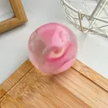 Handmade pink Vaseline squishy soap ball for stress relief and sensory play - Peach Vaseline Ball / 6cm / Pink