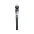 Professionele hoogwaardige concealerborstel met een zilveren ferrule en zwart handvat - Arc Concealer Brush (40 Deep Brown Single 7)