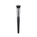 Professionele zwart-zilveren make-up kwast voor concealer of contouren - Round Foundation Brush (40 Deep Brown Single 13)