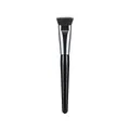 Professionele platte make-upborstel voor foundation of concealer, zwart en zilver. - Flat Color Packing Brush (40 Deep Brown Single 14)