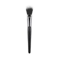 Professionele make-up kwast met zwart handvat en zilveren huls voor perfecte finish - Round Blending Brush (40 Deep Brown Single 16)