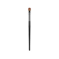 Professionele oogschaduwpenseel in zwart en zilver met zachte bruine premium haren - Round Flat Brush (40 Deep Brown Single 32)