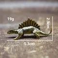 Pequeña figura de dinosaurio Spinosaurus de latón vintage, 5,3 cm de largo y 19 g - Estegosaurio