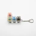 Mechanischer Schalter Fidget Toy Schlüsselanhänger mit vier leuchtenden Tasten zur Entspannung - Vier Tasten - L-Form