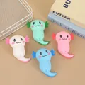 Kawaii axolotl squishy toys in macaron colors for stress relief - Flour Series / Flour Blue